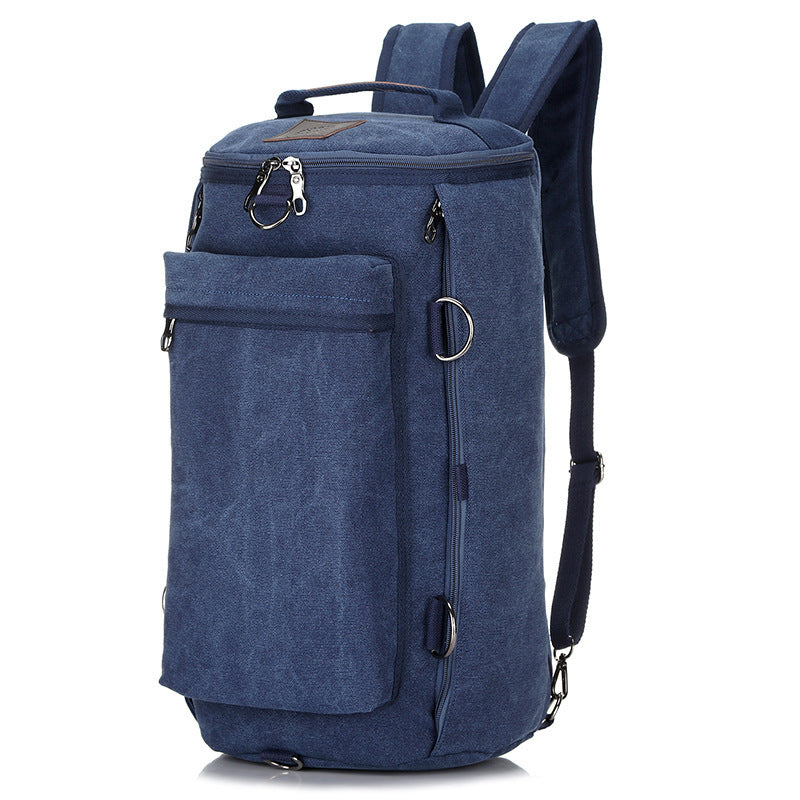 Canvas-Rucksack mit doppeltem Schultergurt, 20-35 l – Bild 5 | LuxeStyle