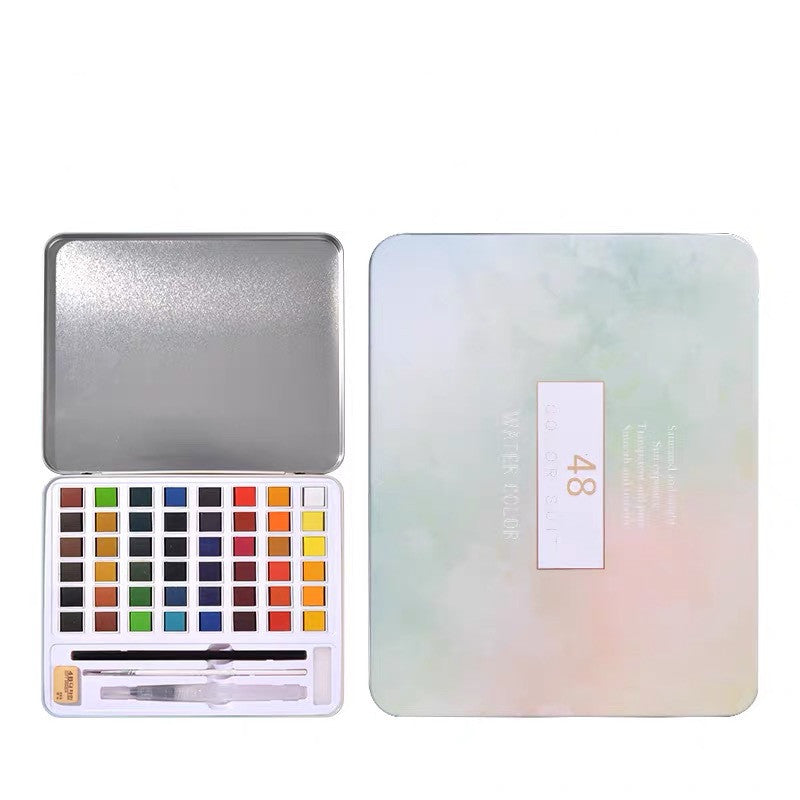Perlglanz-Aquarellfarben-Set, tragbar – Bild 4 | LuxeStyle