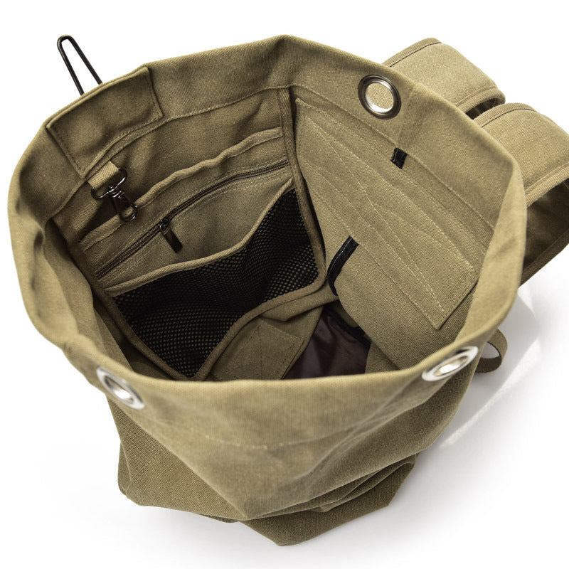 Outdoor Kletterrucksack Unisex Canvas 20-35 L – Bild 3 | LuxeStyle
