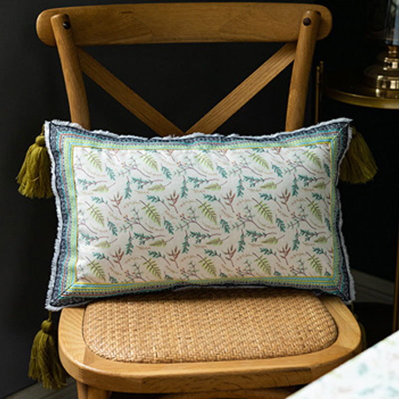 Dekokissen im Ethno-Stil mit Quasten | LuxeStyle