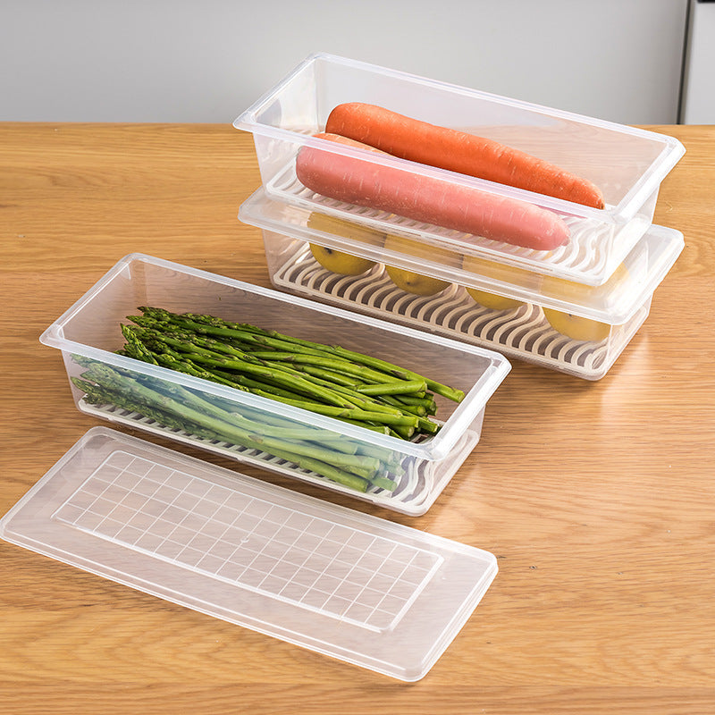 Transparente Fisch-Abtropfbox mit Deckel – Bild 3 | LuxeStyle