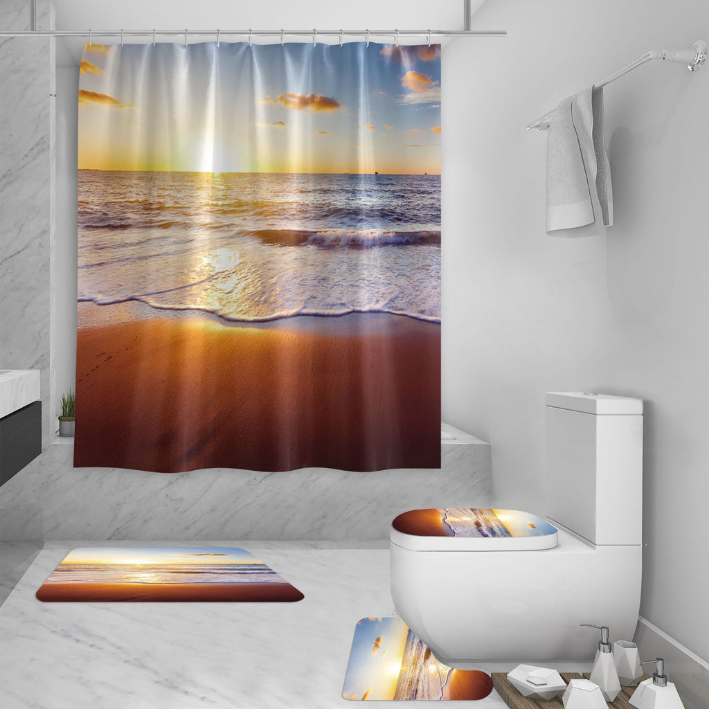 Duschvorhang mit 3D-Meeresblick – Bild 2 | LuxeStyle