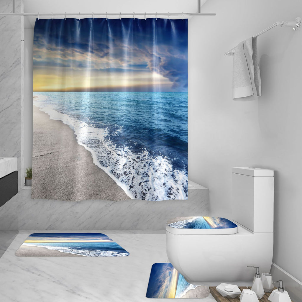 Duschvorhang mit 3D-Meeresblick – Bild 4 | LuxeStyle