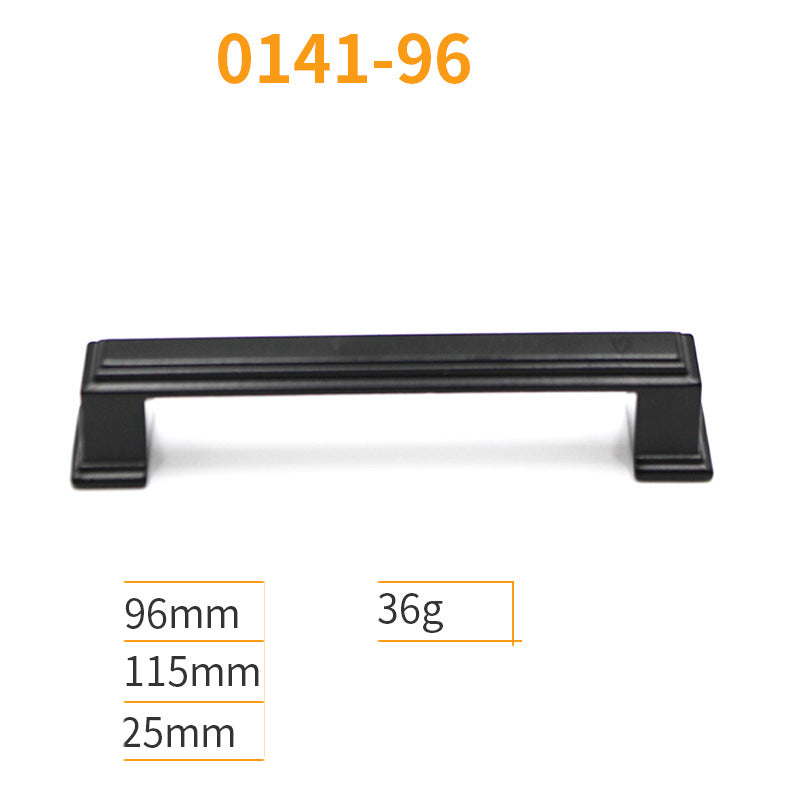 Schwarze Aluminium-Schalter für Schranktüren – Bild 3 | LuxeStyle