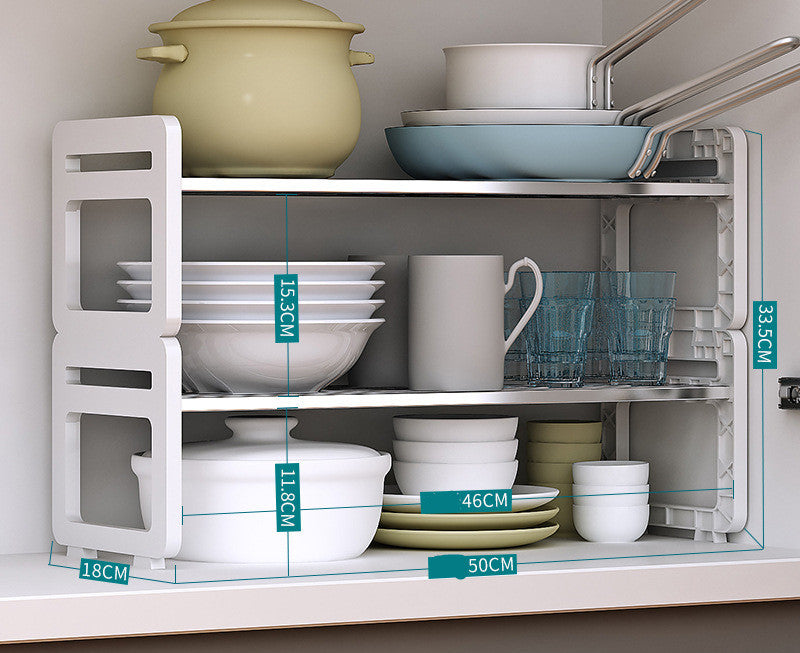 Ablageregal aus Edelstahl – Bild 4 | LuxeStyle