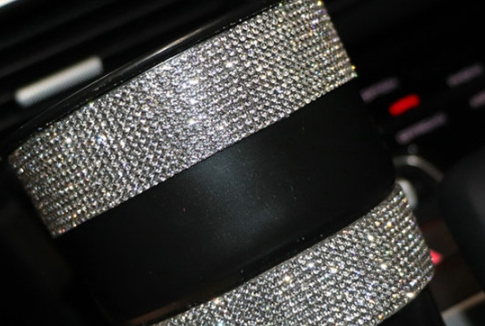 Auto-Mülleimer Schwan mit Diamanten – Bild 6 | LuxeStyle
