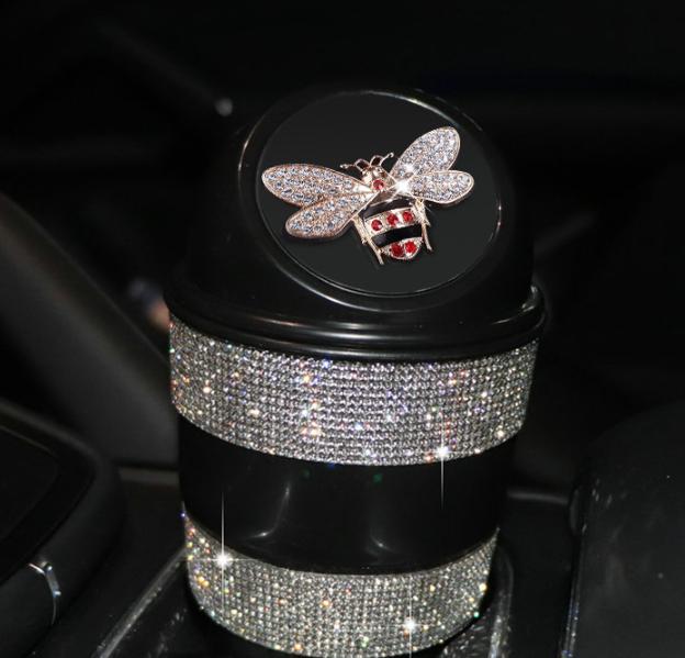 Auto-Mülleimer Schwan mit Diamanten – Bild 5 | LuxeStyle