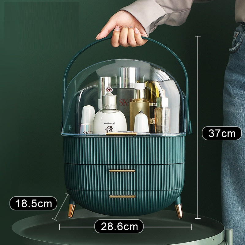 Staubdichte Kosmetik-Aufbewahrungsbox mit Deckel – Bild 8 | LuxeStyle