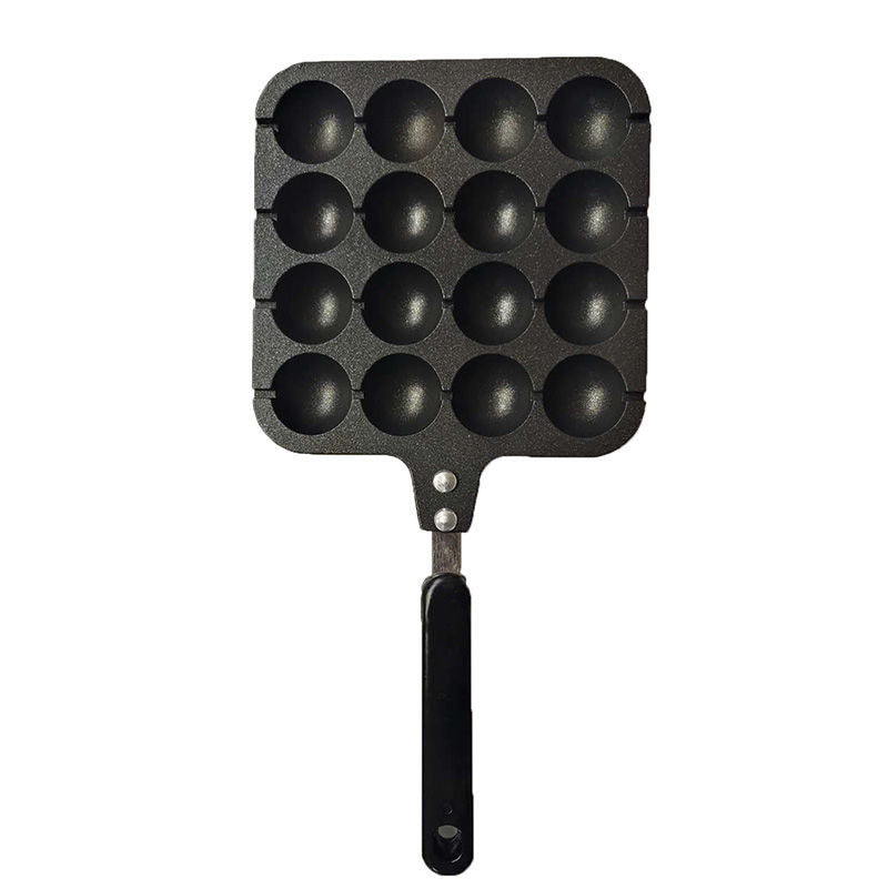 Eierwaffel-Backform 16‑Loch Octopus Balls | LuxeStyle
