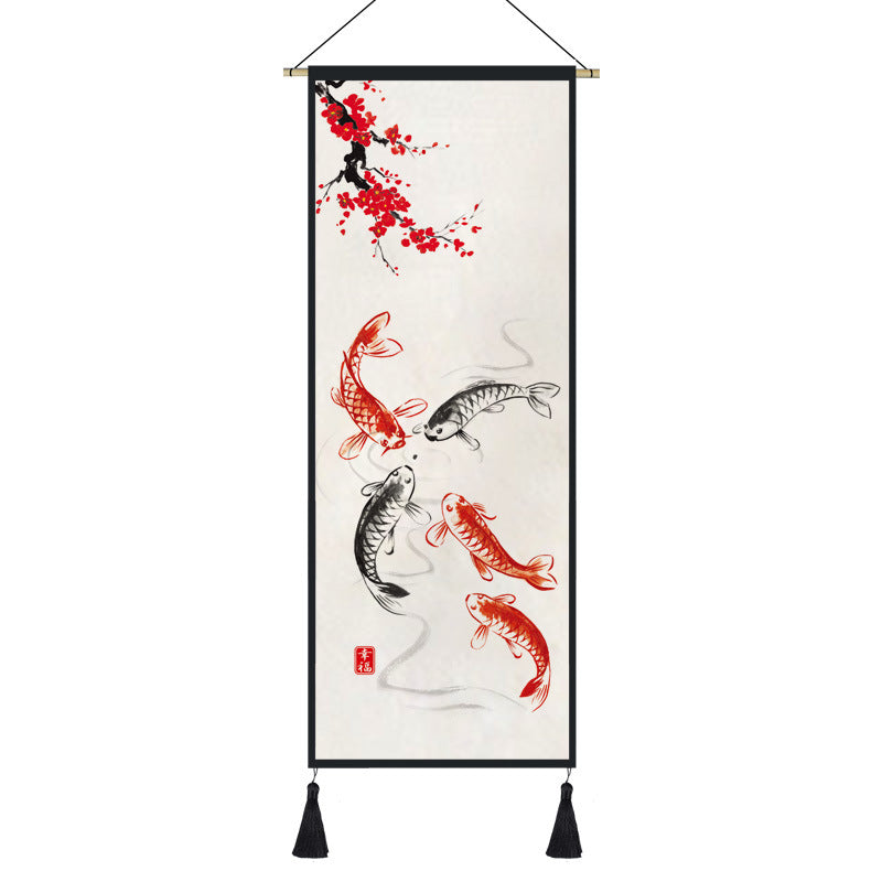 Wandbehang mit festlichem Muster