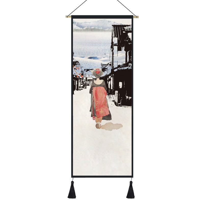 Wandbehang mit festlichem Muster