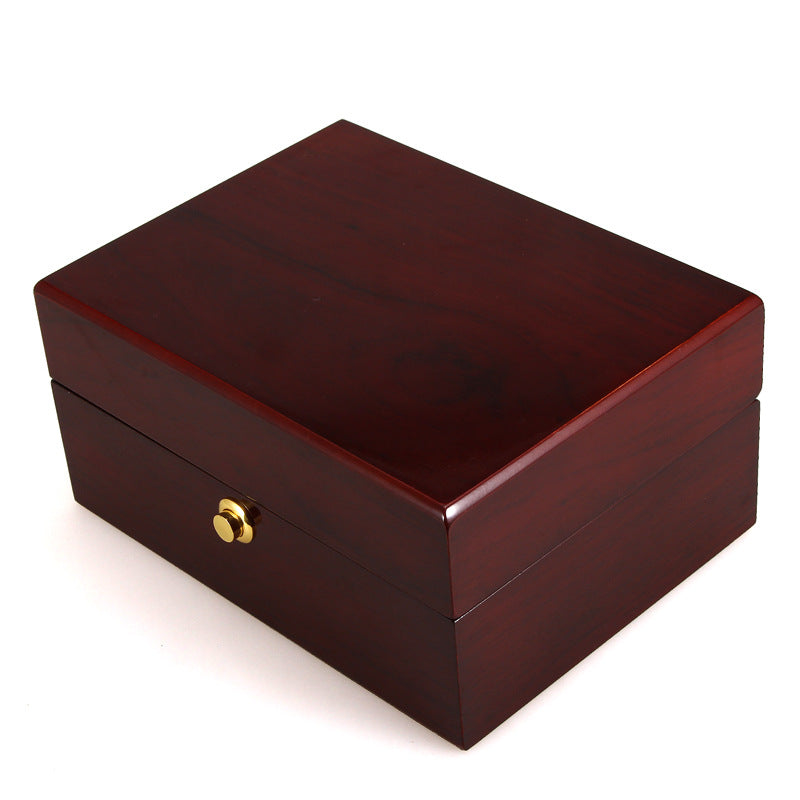 Bemalte Uhrenbox mit Schmuck & Aufbewahrung – Bild 1 | LuxeStyle