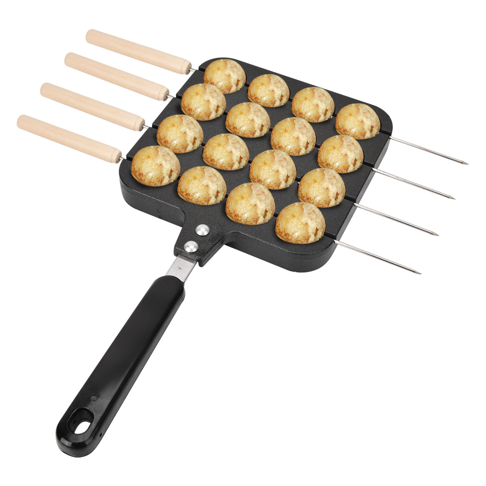 Eierwaffel-Backform 16‑Loch Octopus Balls – Bild 2 | LuxeStyle