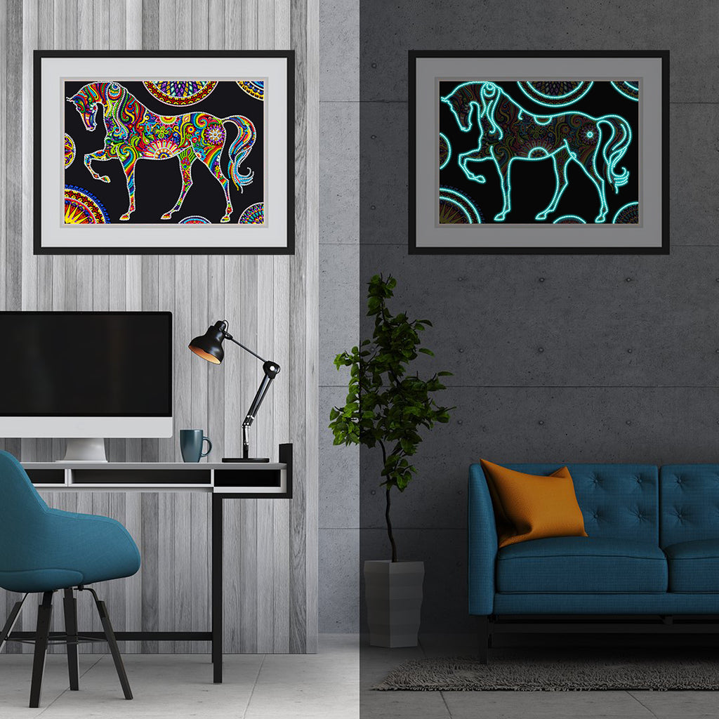 Leuchtendes Diamond Painting für Erwachsene