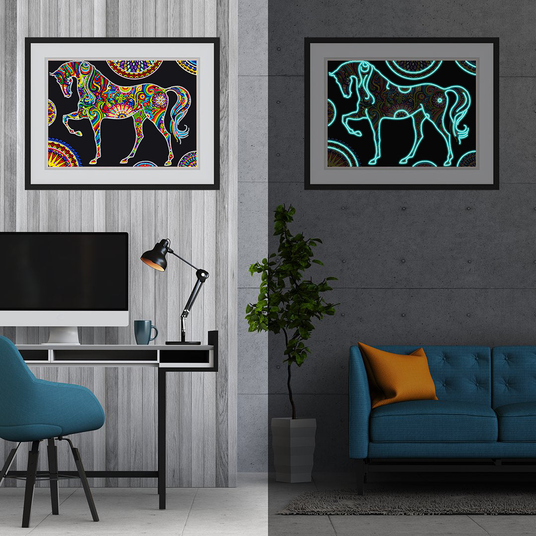 Leuchtendes Diamond Painting für Erwachsene