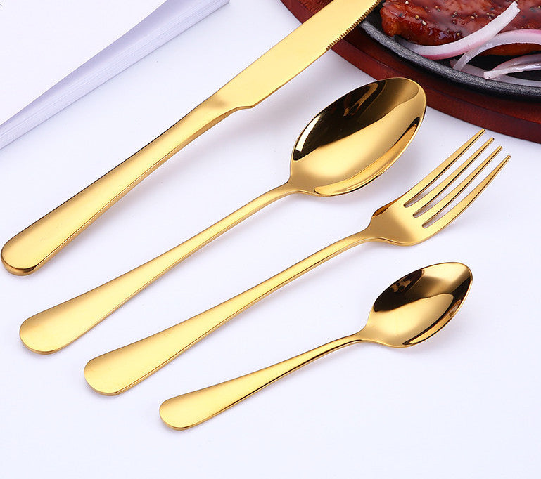 Besteck-Set aus Edelstahl – Western-Stil | LuxeStyle