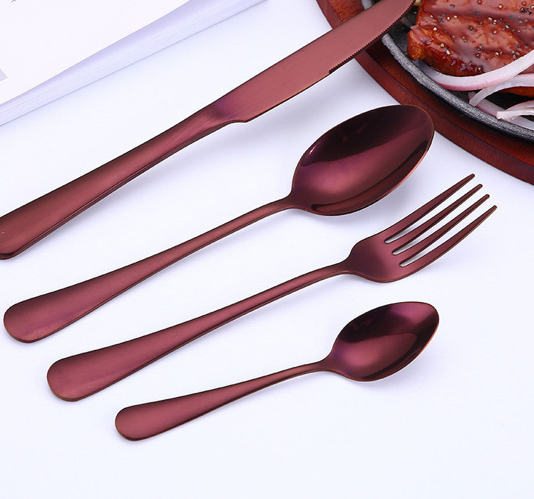 Besteck-Set aus Edelstahl – Western-Stil – Bild 8 | LuxeStyle