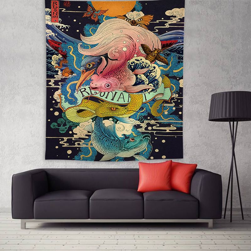 Ukiyo-e Wandteppich Welle – Bild 4 | LuxeStyle