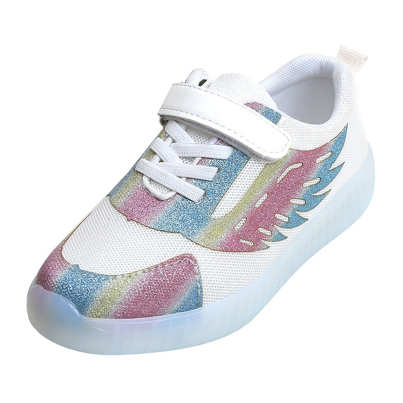 USB Leuchtschuhe für Kinder mit Flügeln – Bild 3 | LuxeStyle