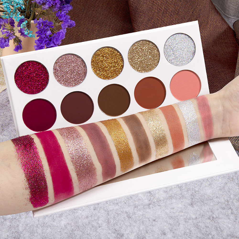 Super Color Lidschatten-Palette, 10 Farben