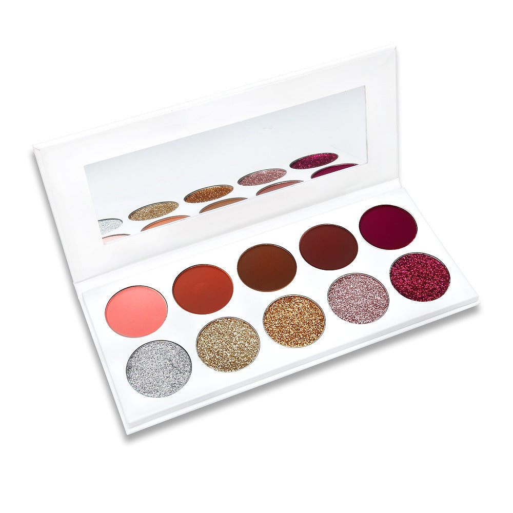 Super Color Lidschatten-Palette, 10 Farben