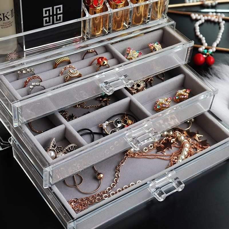 Schmuck-Organizer mit Schubladen – Bild 4 | LuxeStyle