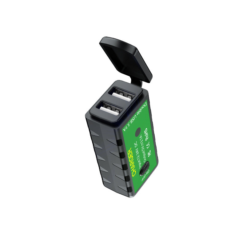 Wasserdichtes Motorrad-Ladegerät mit Dual-USB