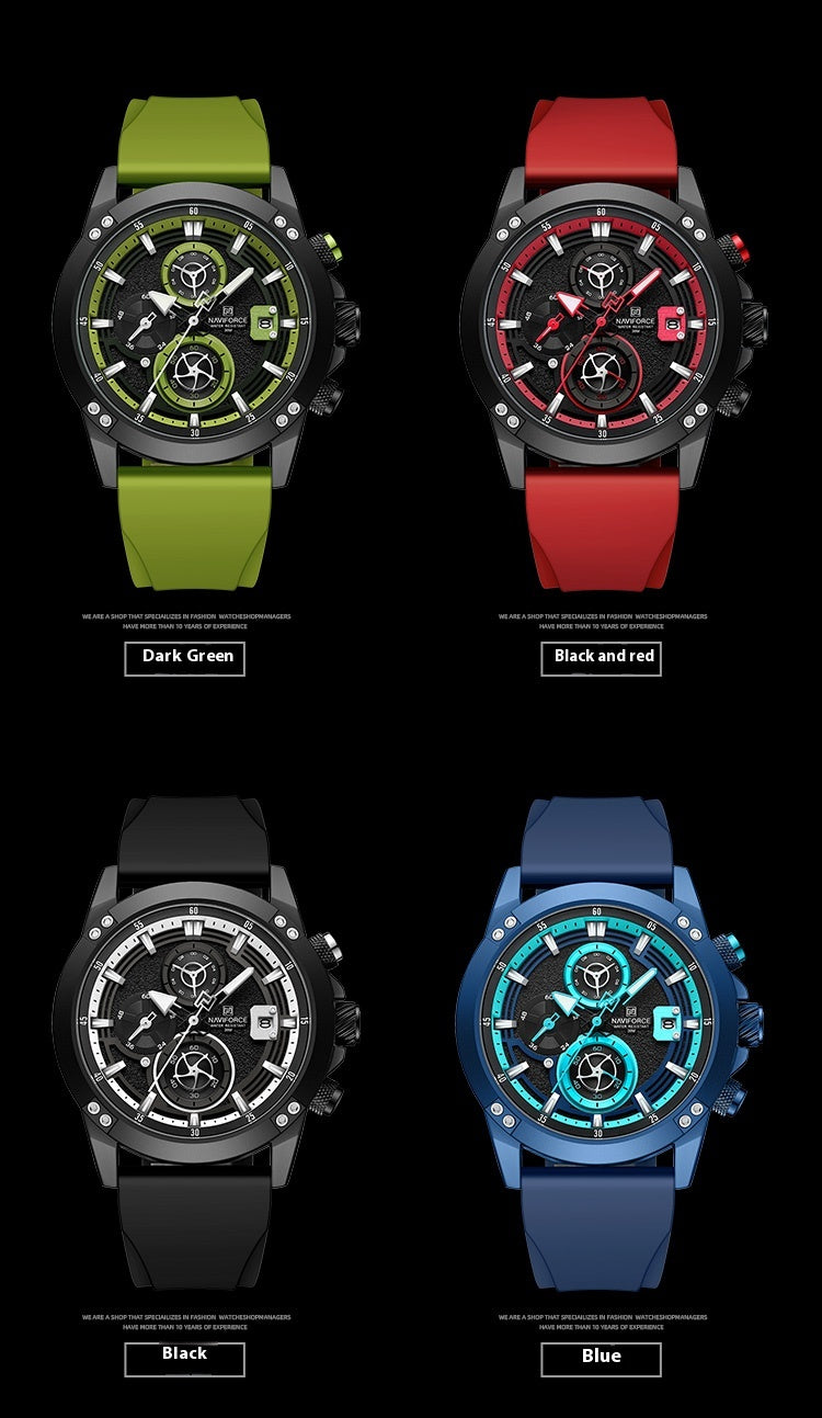 Sport- und Freizeit-Silikonuhr – Bild 1 | LuxeStyle