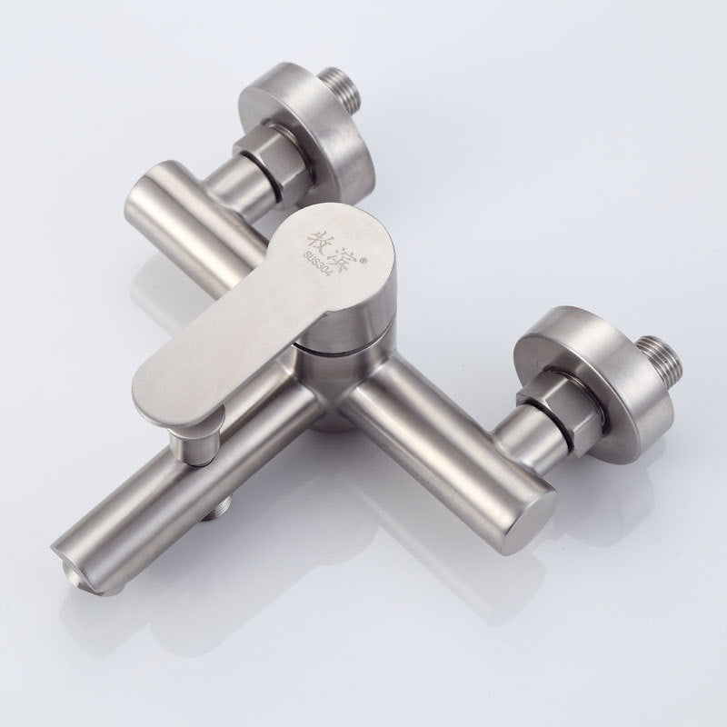 Duscharmatur aus gebürstetem Edelstahl | LuxeStyle