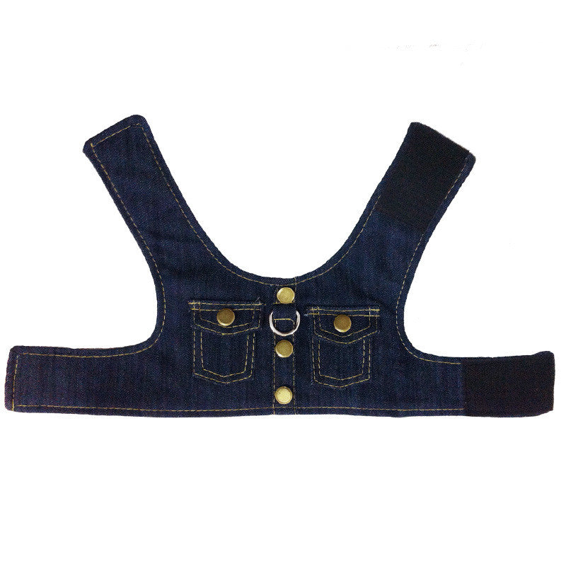 Hundegeschirr Denim
