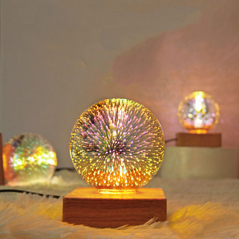 Romantisches LED-Nachtlicht mit Feuerwerk-Effekt | LuxeStyle