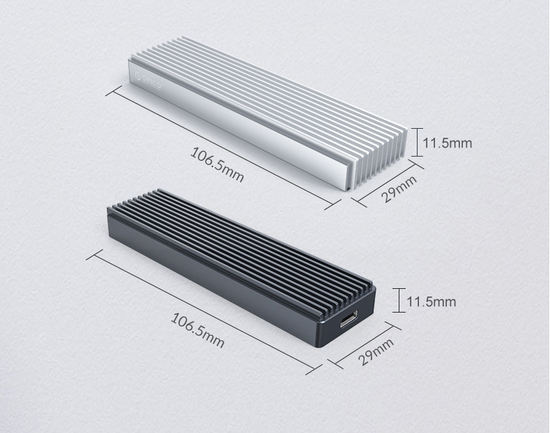 M.2 NVMe SSD USB-C Gehäuse