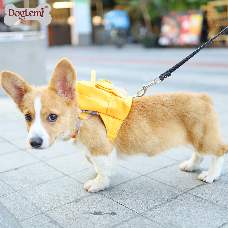 Hunde- und Katzen-Brustgurt mit Rucksack – Bild 3 | LuxeStyle