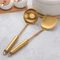Edelstahl-Spatel und Schöpflöffel Set | LuxeStyle