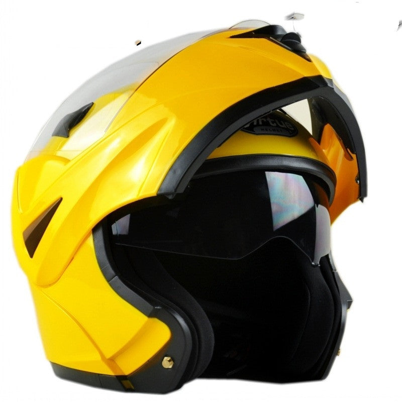Motorradhelm mit Doppelscheibe