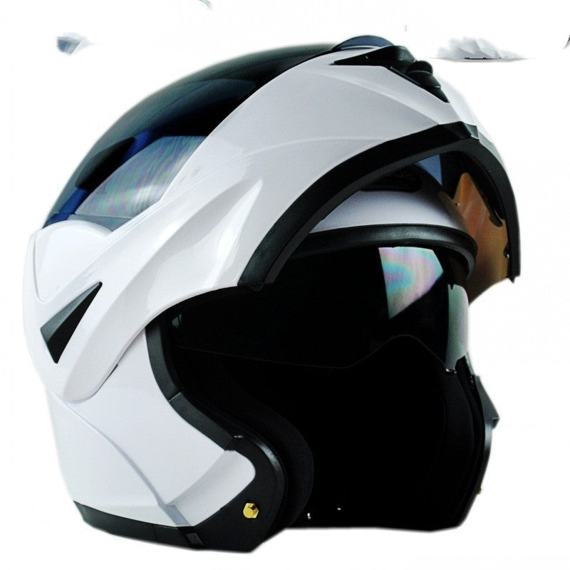 Motorradhelm mit Doppelscheibe