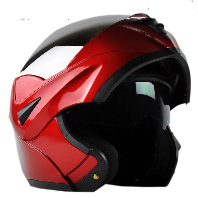 Motorradhelm mit Doppelscheibe
