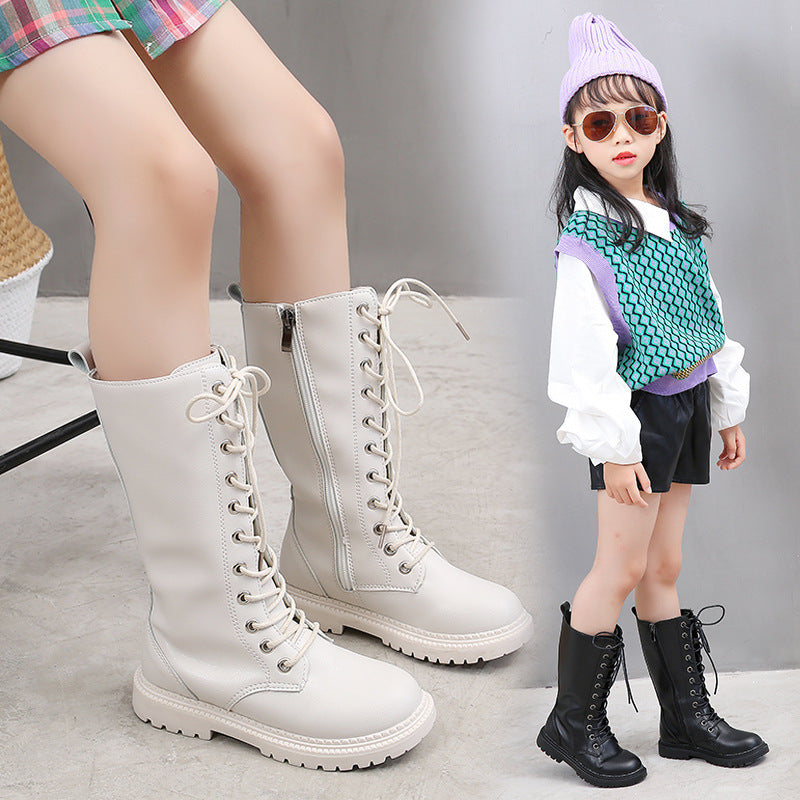 Kinder Martin Boots aus Kunstleder