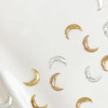 Nagel-Schmuck: Gold & Silber Mond-Design | LuxeStyle