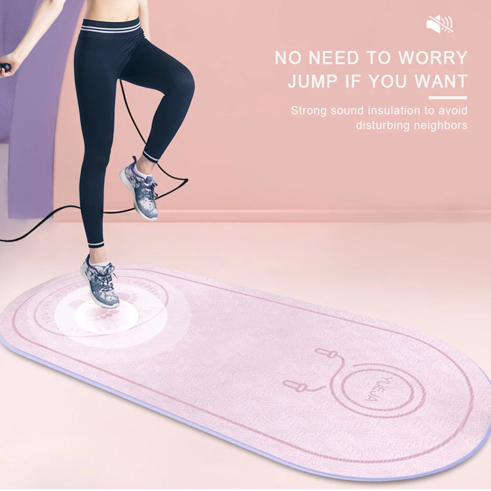 Yogamatte mit 8 mm Dicke und Elastikseil – Bild 5 | LuxeStyle