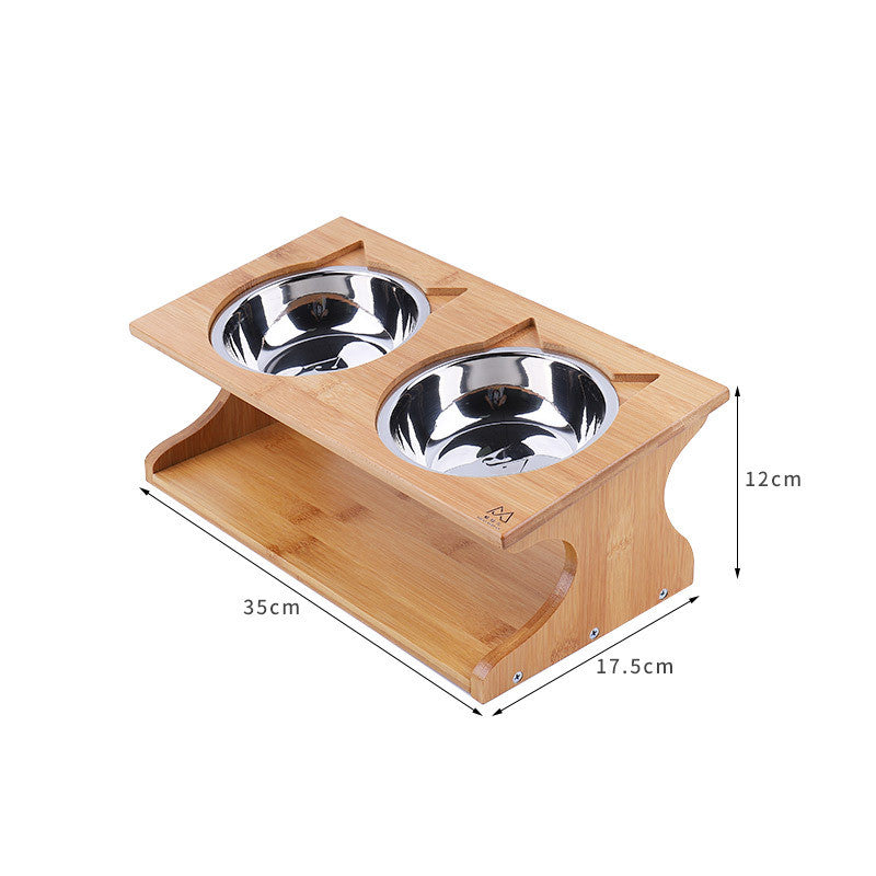 Keramik Futternapf aus Massivholz | LuxeStyle