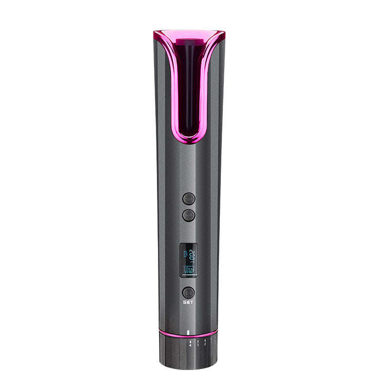 Kabelloser Lockenstab mit LCD-Anzeige | LuxeStyle