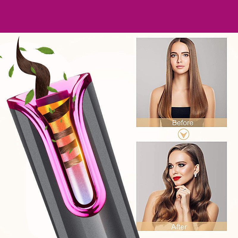 Kabelloser Lockenstab mit LCD-Anzeige – Bild 5 | LuxeStyle