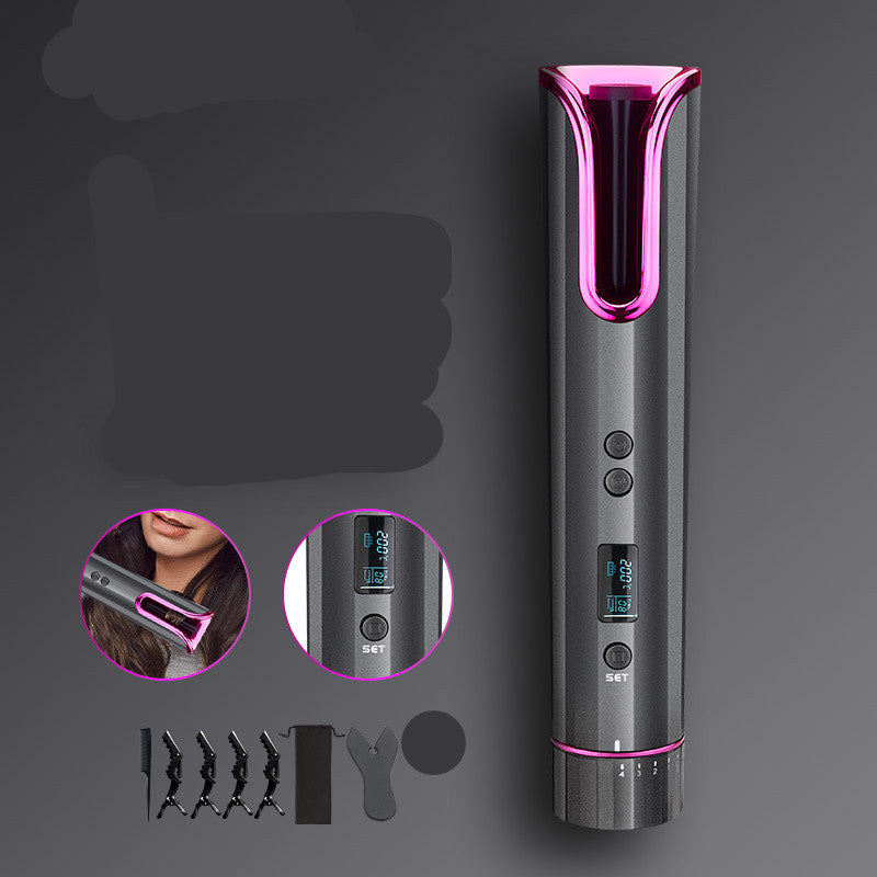 Kabelloser Lockenstab mit LCD-Anzeige – Bild 2 | LuxeStyle