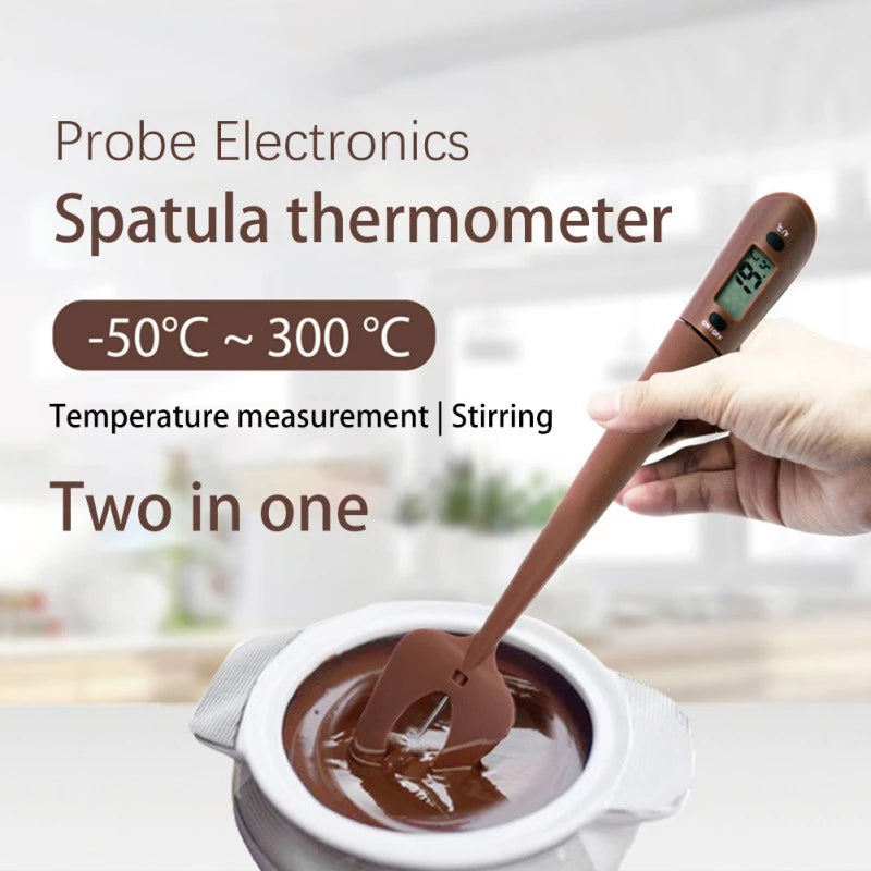 Digitales Kochthermometer mit Silikonspatel – Bild 6 | LuxeStyle