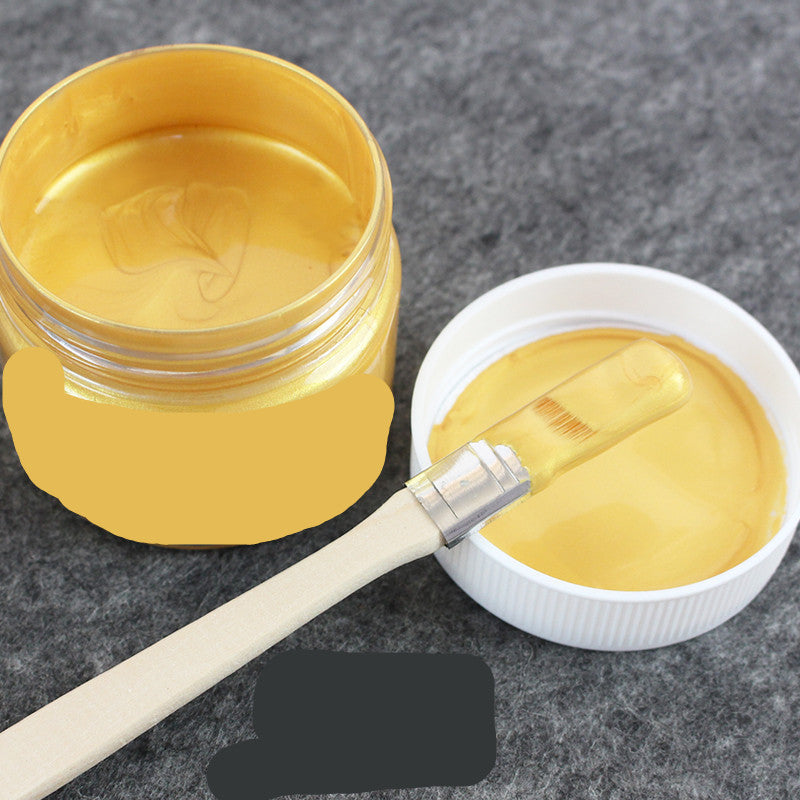 Goldene wasserbasierte Holzfarbe 100 g – Bild 6 | LuxeStyle