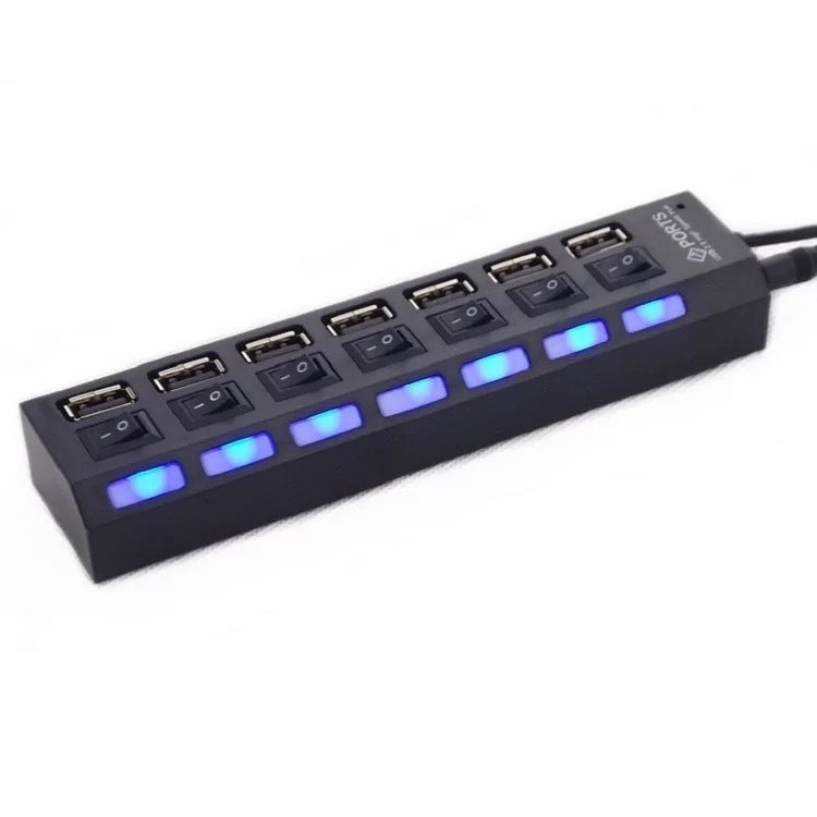 USB 2.0 Hub mit 7 Ports und unabhängiger Schalter – Bild 4 | LuxeStyle