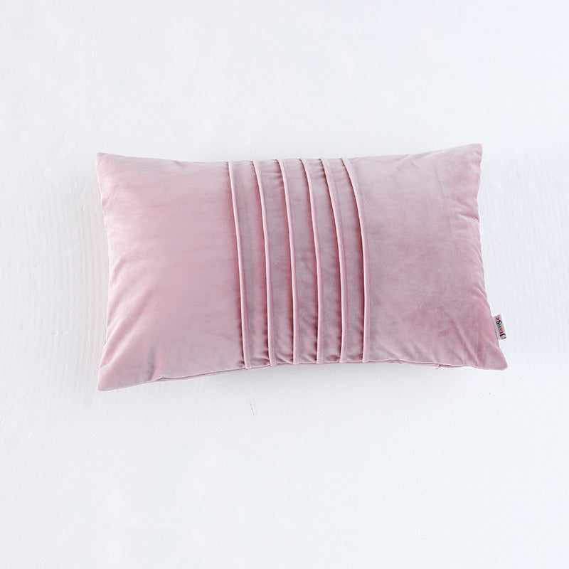 Samt-Kissenhülle Holland Velvet, einfarbig – Bild 2 | LuxeStyle