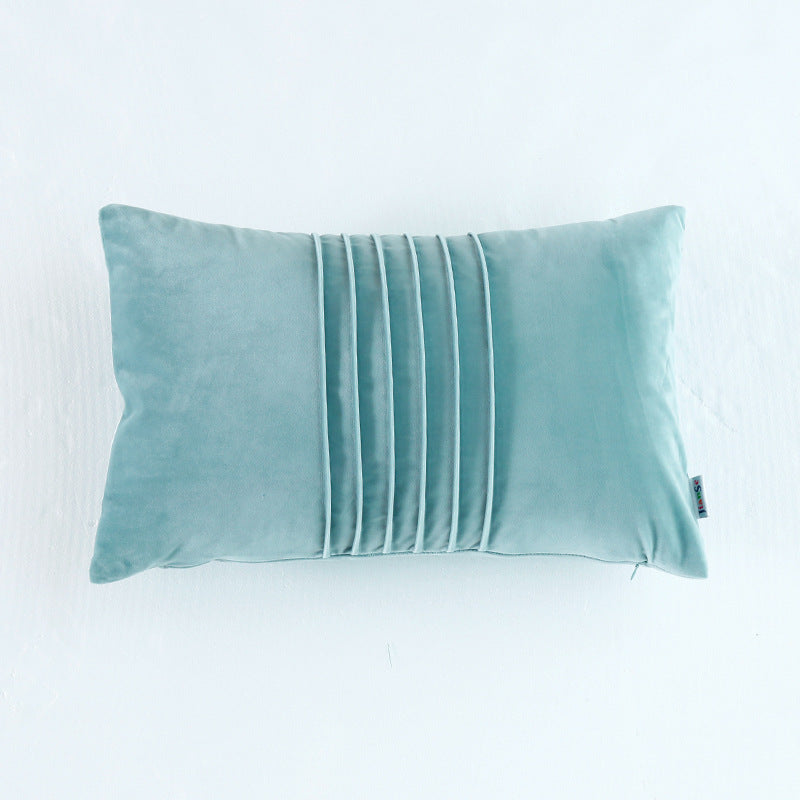 Samt-Kissenhülle Holland Velvet, einfarbig – Bild 1 | LuxeStyle