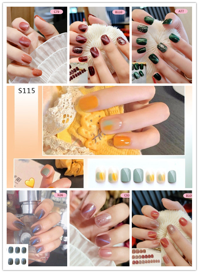 Opal-Look Press-on Nägel, lang (24 Stk.) – Bild 1 | LuxeStyle